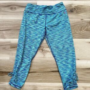 Pink Lotus Multicolored Crop Leggings Women’s Medium